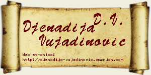 Đenadija Vujadinović vizit kartica